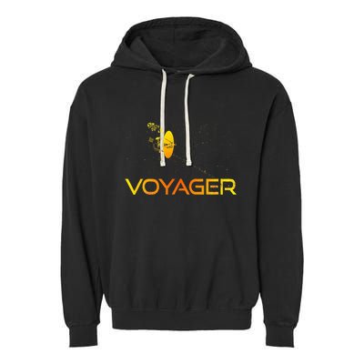 Voyager 1 & 2 Space Probe Solar System Astronomy Spaceflight Garment-Dyed Fleece Hoodie