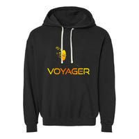 Voyager 1 & 2 Space Probe Solar System Astronomy Spaceflight Garment-Dyed Fleece Hoodie