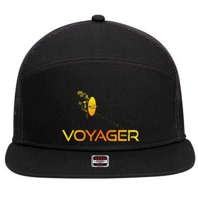 Voyager 1 & 2 Space Probe Solar System Astronomy Spaceflight 7 Panel Mesh Trucker Snapback Hat