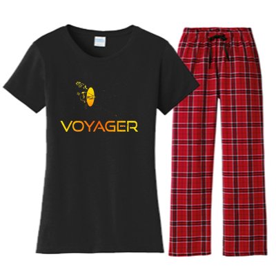 Voyager 1 & 2 Space Probe Solar System Astronomy Spaceflight Women's Flannel Pajama Set