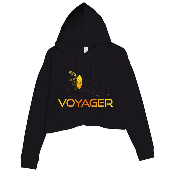 Voyager 1 & 2 Space Probe Solar System Astronomy Spaceflight Crop Fleece Hoodie