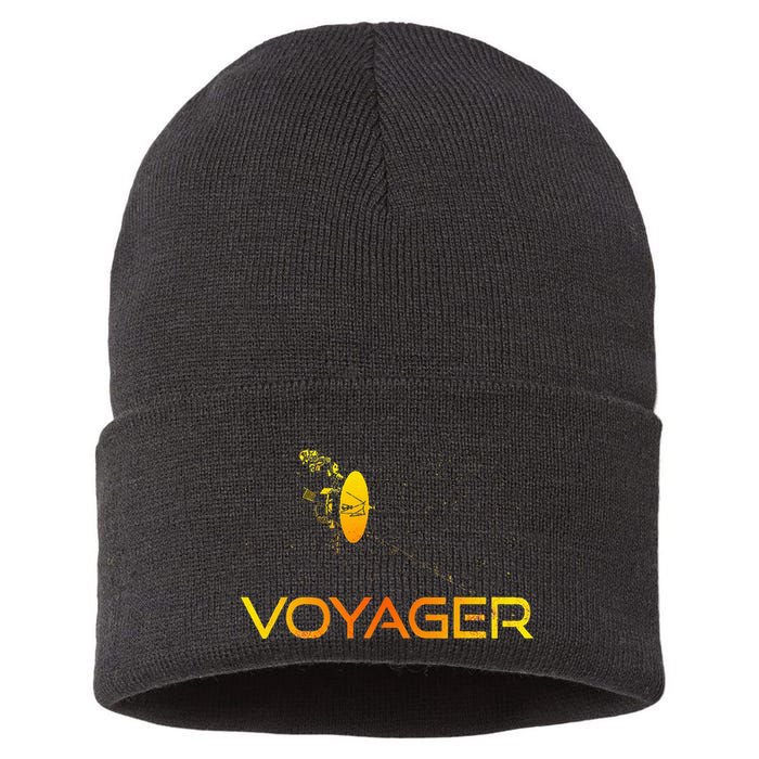 Voyager 1 & 2 Space Probe Solar System Astronomy Spaceflight Sustainable Knit Beanie