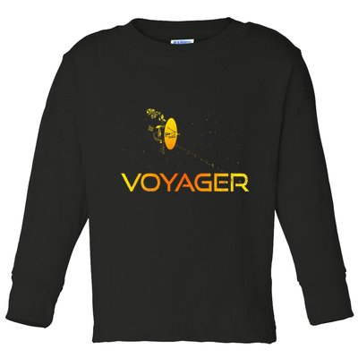 Voyager 1 & 2 Space Probe Solar System Astronomy Spaceflight Toddler Long Sleeve Shirt