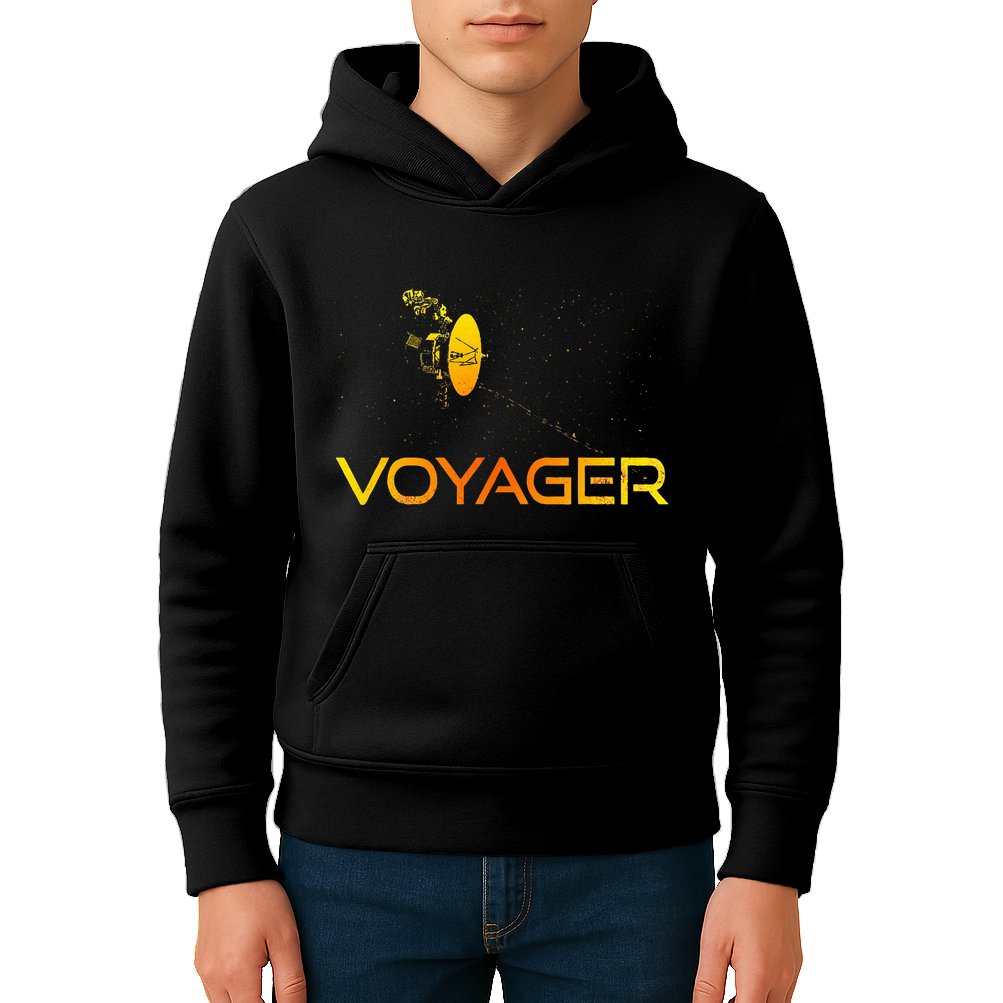 Voyager 1 & 2 Space Probe Solar System Astronomy Spaceflight Kids Hoodie