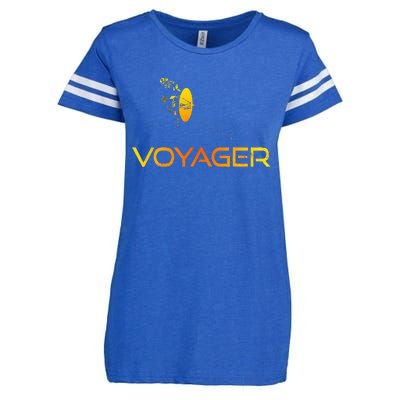 Voyager 1 & 2 Space Probe Solar System Astronomy Spaceflight Enza Ladies Jersey Football T-Shirt