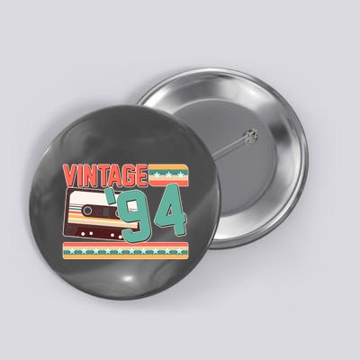 Vintage 1994 30th Birthday Cassette Tape Button