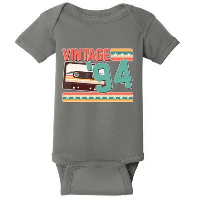 Vintage 1994 30th Birthday Cassette Tape Baby Bodysuit