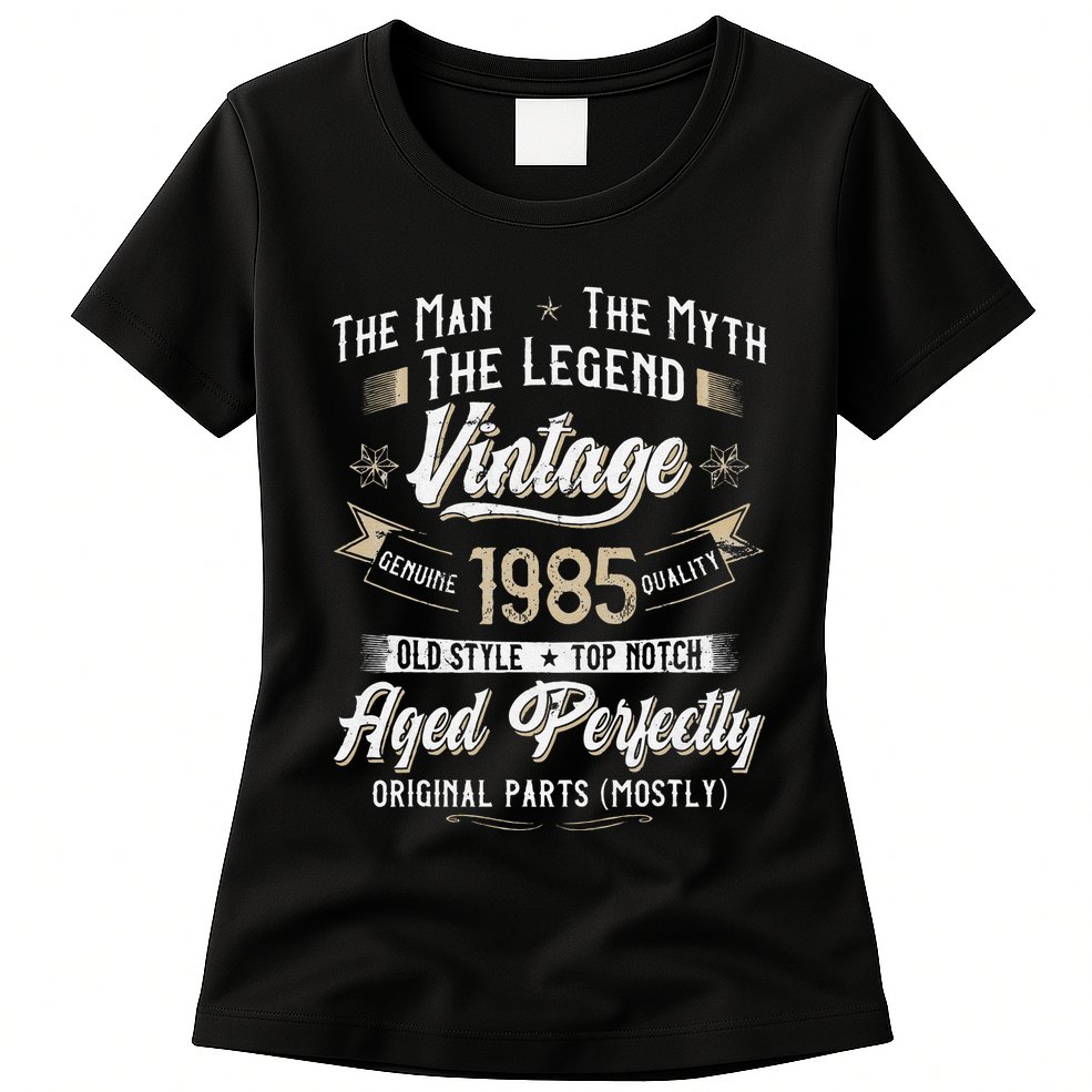 Vintage 1985 38th Birthday Gift 38 Years Old Womens T-Shirt