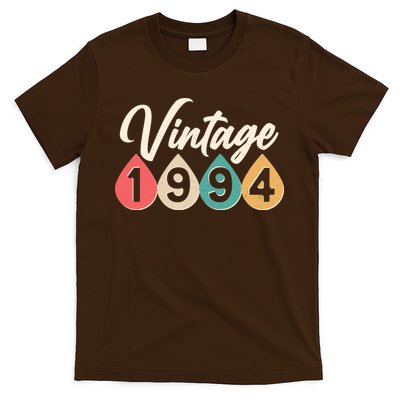 Vintage 1994 30th Birthday Retro Teardrop Design T-Shirt