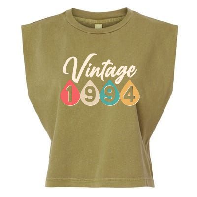 Vintage 1994 30th Birthday Retro Teardrop Design Garment-Dyed Women's Muscle Tee