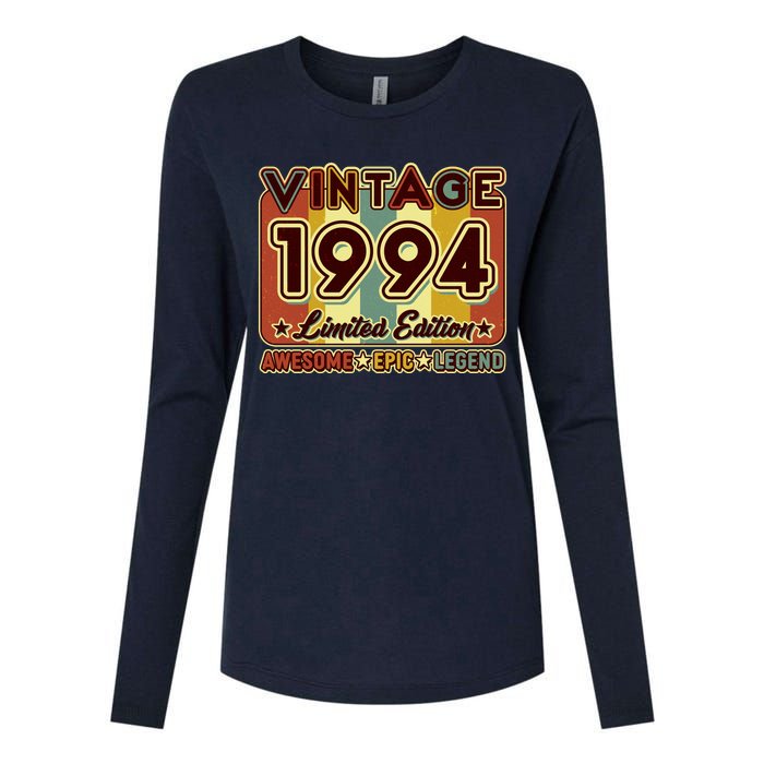 Vintage 1994 30th Birthday Limited Edition Awesome Epic Legend Womens Cotton Relaxed Long Sleeve T-Shirt