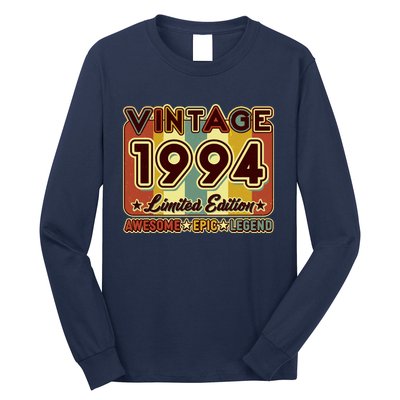 Vintage 1994 30th Birthday Limited Edition Awesome Epic Legend Long Sleeve Shirt