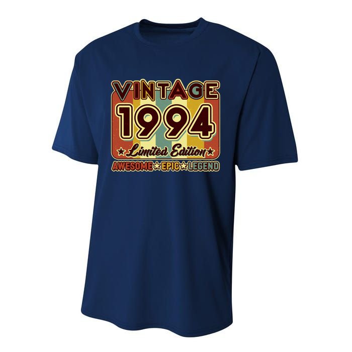 Vintage 1994 30th Birthday Limited Edition Awesome Epic Legend Performance Sprint T-Shirt