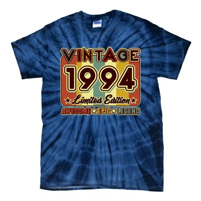 Vintage 1994 30th Birthday Limited Edition Awesome Epic Legend Tie-Dye T-Shirt