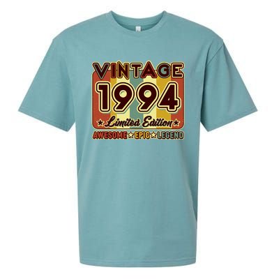 Vintage 1994 30th Birthday Limited Edition Awesome Epic Legend Sueded Cloud Jersey T-Shirt