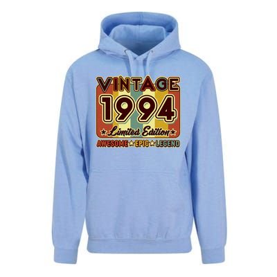 Vintage 1994 30th Birthday Limited Edition Awesome Epic Legend Unisex Surf Hoodie