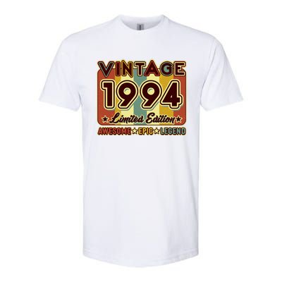 Vintage 1994 30th Birthday Limited Edition Awesome Epic Legend Softstyle® CVC T-Shirt