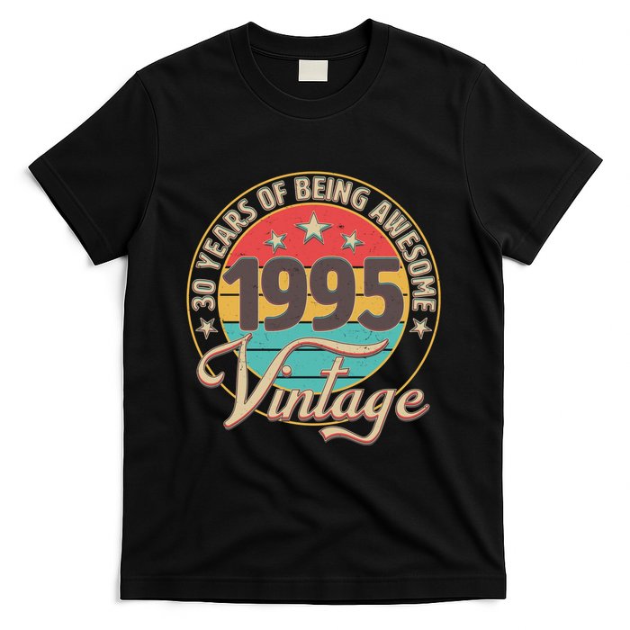 Vintage 1995 30 Years Of Being Awesome T-Shirt