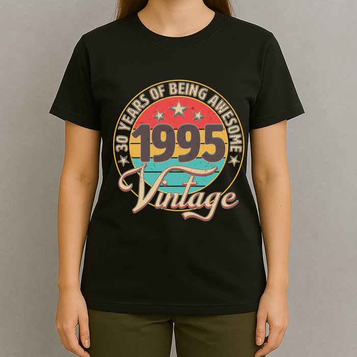Vintage 1995 30 Years Of Being Awesome T-Shirt