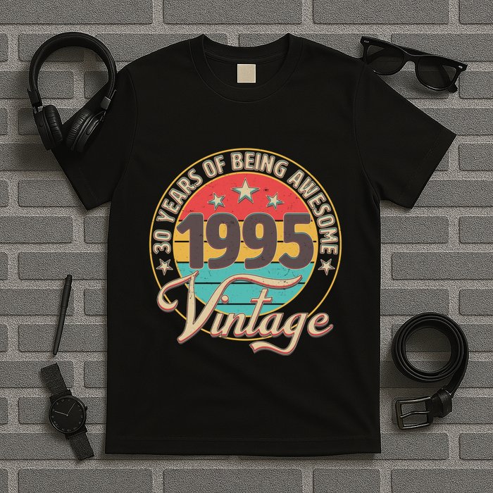Vintage 1995 30 Years Of Being Awesome T-Shirt