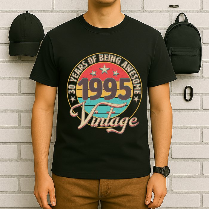 Vintage 1995 30 Years Of Being Awesome T-Shirt