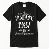 Vintage 1987 38 Years Of Being Awesome 38th Birthday Tall T-Shirt