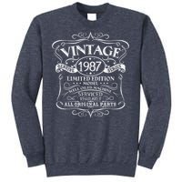 Vintage 1987 35th Birthday Present Gift  Wo Original Design Sweatshirt