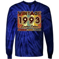 Vintage 1993 30th Birthday Limited Edition Awesome Epic Legend Tie-Dye Long Sleeve Shirt