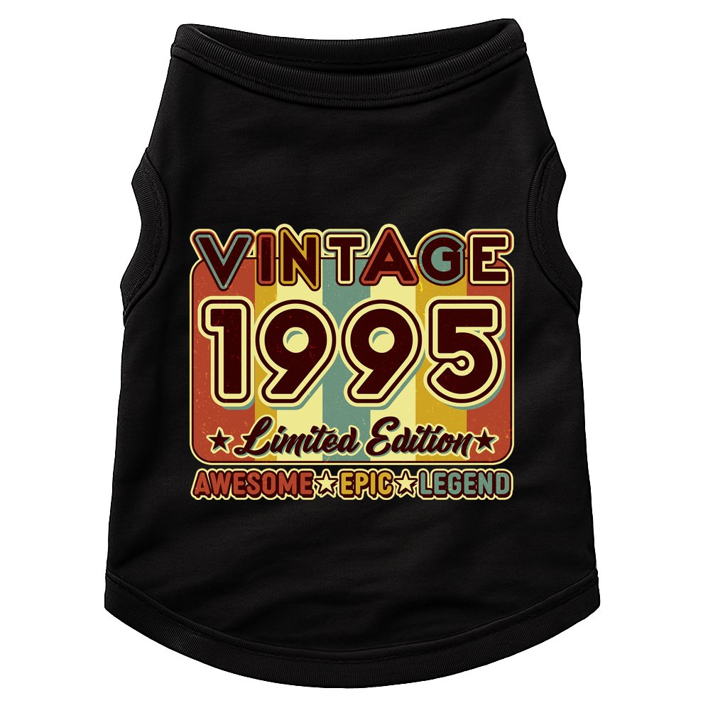 Vintage 1995 30th Birthday Limited Edition Awesome Epic Legend Doggie Tank