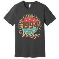 Vintage 1994 30 Years Of Being Awesome Premium T-Shirt