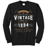 Vintage 1994 30th Birthday Gifts 30 Year Old Sweatshirt