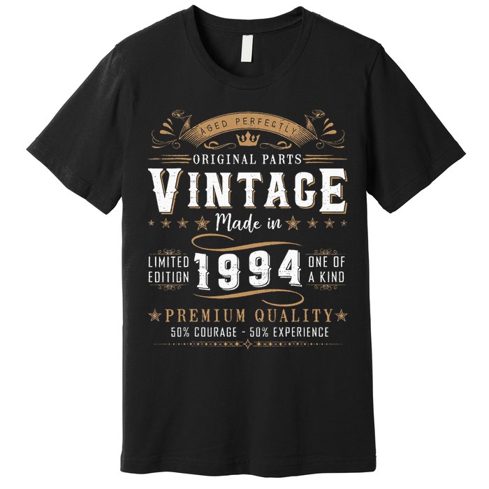 Vintage 1994 30th Birthday Gifts 30 Year Old Premium T-Shirt