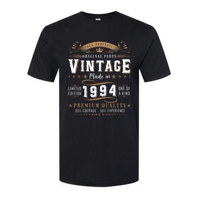 Vintage 1994 30th Birthday Gifts 30 Year Old Softstyle CVC T-Shirt