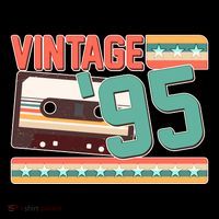 Vintage 1995 30th Birthday Cassette Tape Impact Tech Backpack