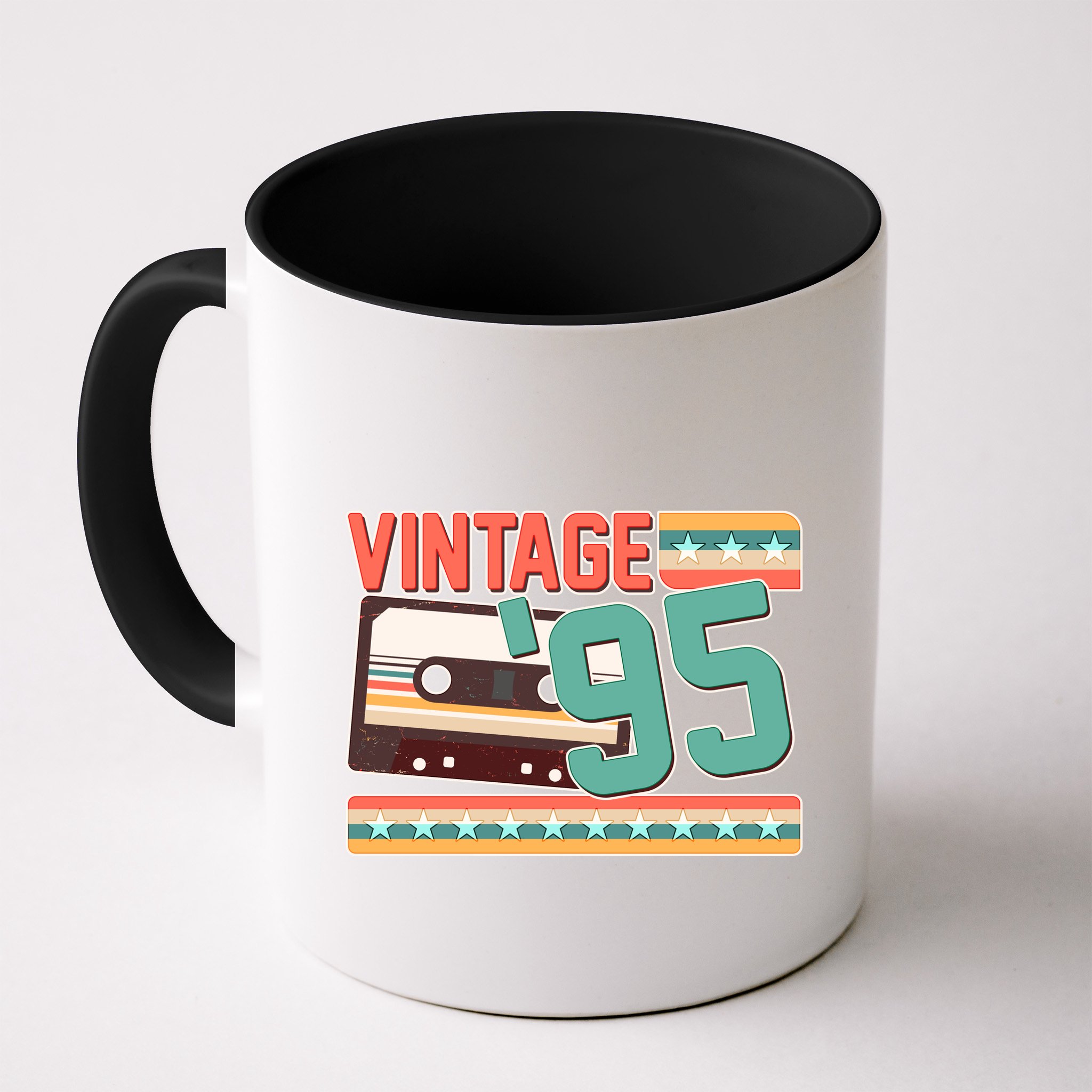Vintage 1995 30th Birthday Cassette Tape Mug