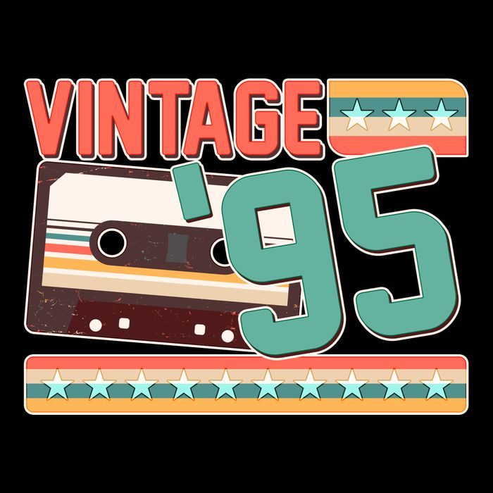 Vintage 1995 30th Birthday Cassette Tape Mug
