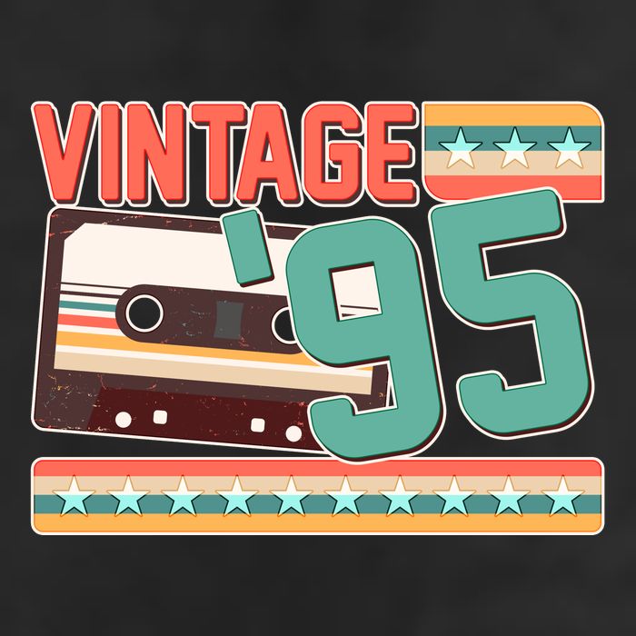 Vintage 1995 30th Birthday Cassette Tape Beanie