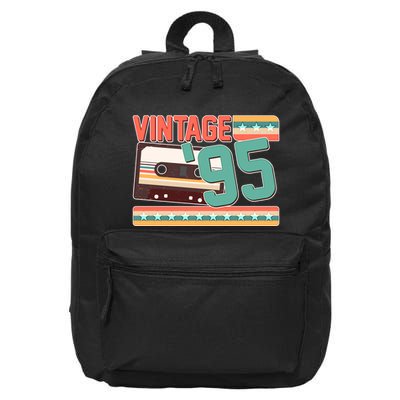 Vintage 1995 30th Birthday Cassette Tape 16 in Basic Backpack