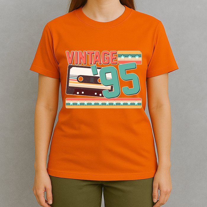 Vintage 1995 30th Birthday Cassette Tape T-Shirt