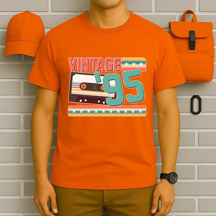 Vintage 1995 30th Birthday Cassette Tape T-Shirt