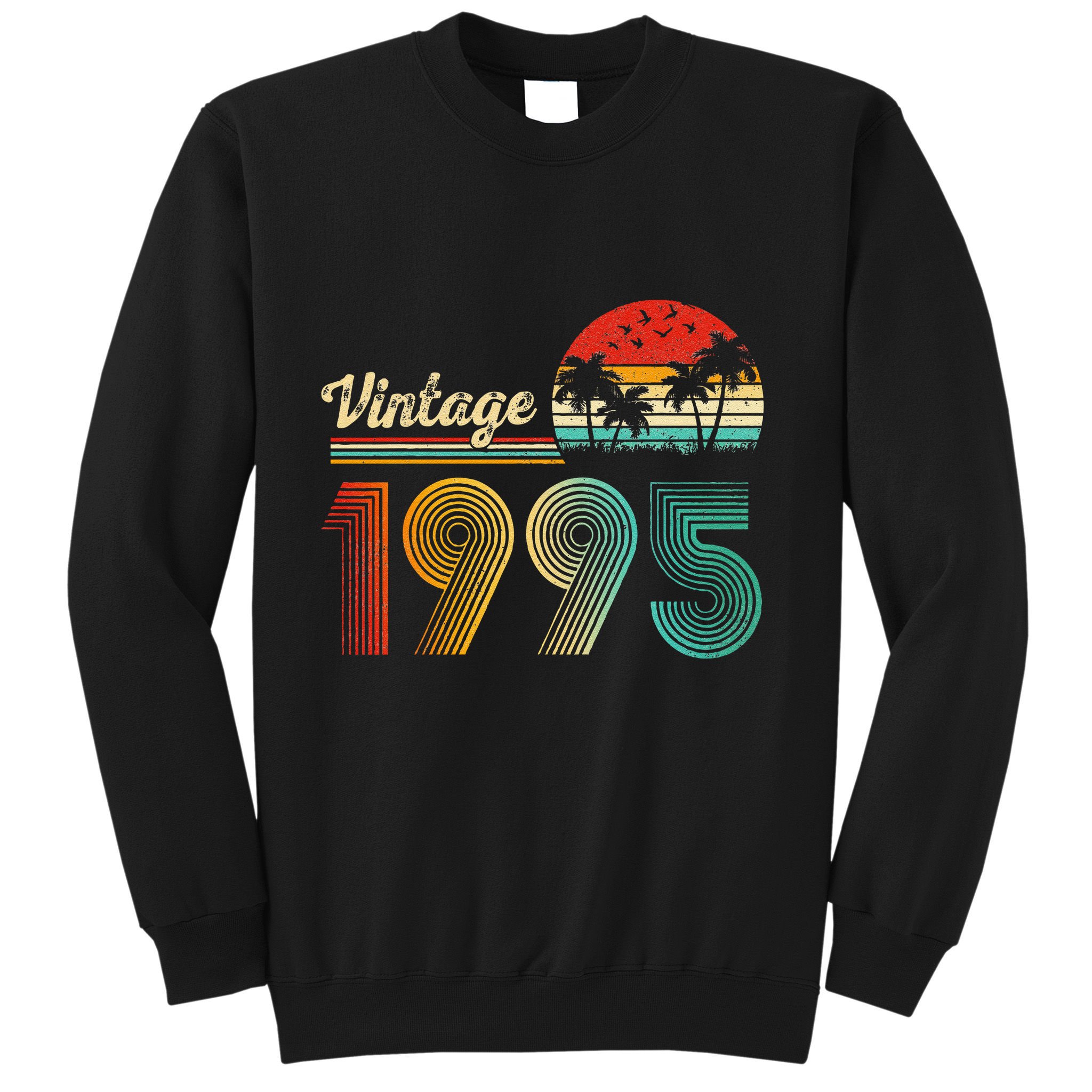 Vintage 1995 30th Birthday Funny Born In 1995 30 Year Old Gift Sweatshirt