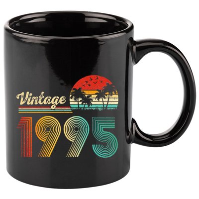 Vintage 1995 30th Birthday Funny Born In 1995 30 Year Old Gift 11oz C Handle Ceramic Mug