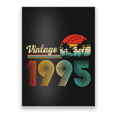 Vintage 1995 30th Birthday Funny Born In 1995 30 Year Old Gift Poster
