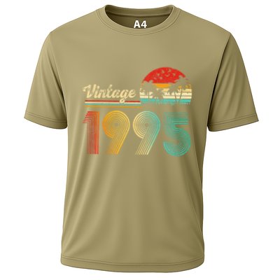 Vintage 1995 30th Birthday Funny Born In 1995 30 Year Old Gift Cooling Performance Crew T-Shirt