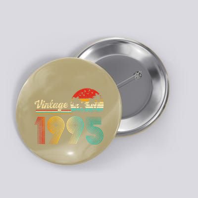 Vintage 1995 30th Birthday Funny Born In 1995 30 Year Old Gift Button
