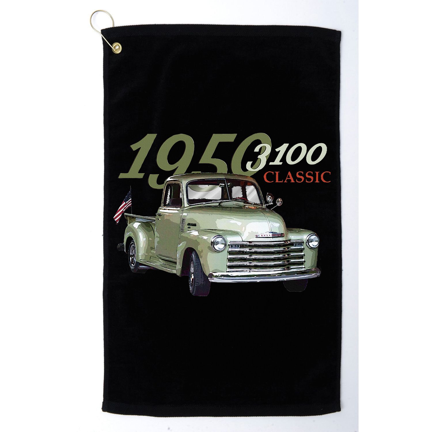 Vintage 1950 3100 Pickup Truck Car Guys Classic Trucks Golf Towel