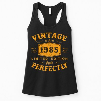 Vintage 1985 37 Birthday Gifts 37th Birthday Gifts Womens Tank Top