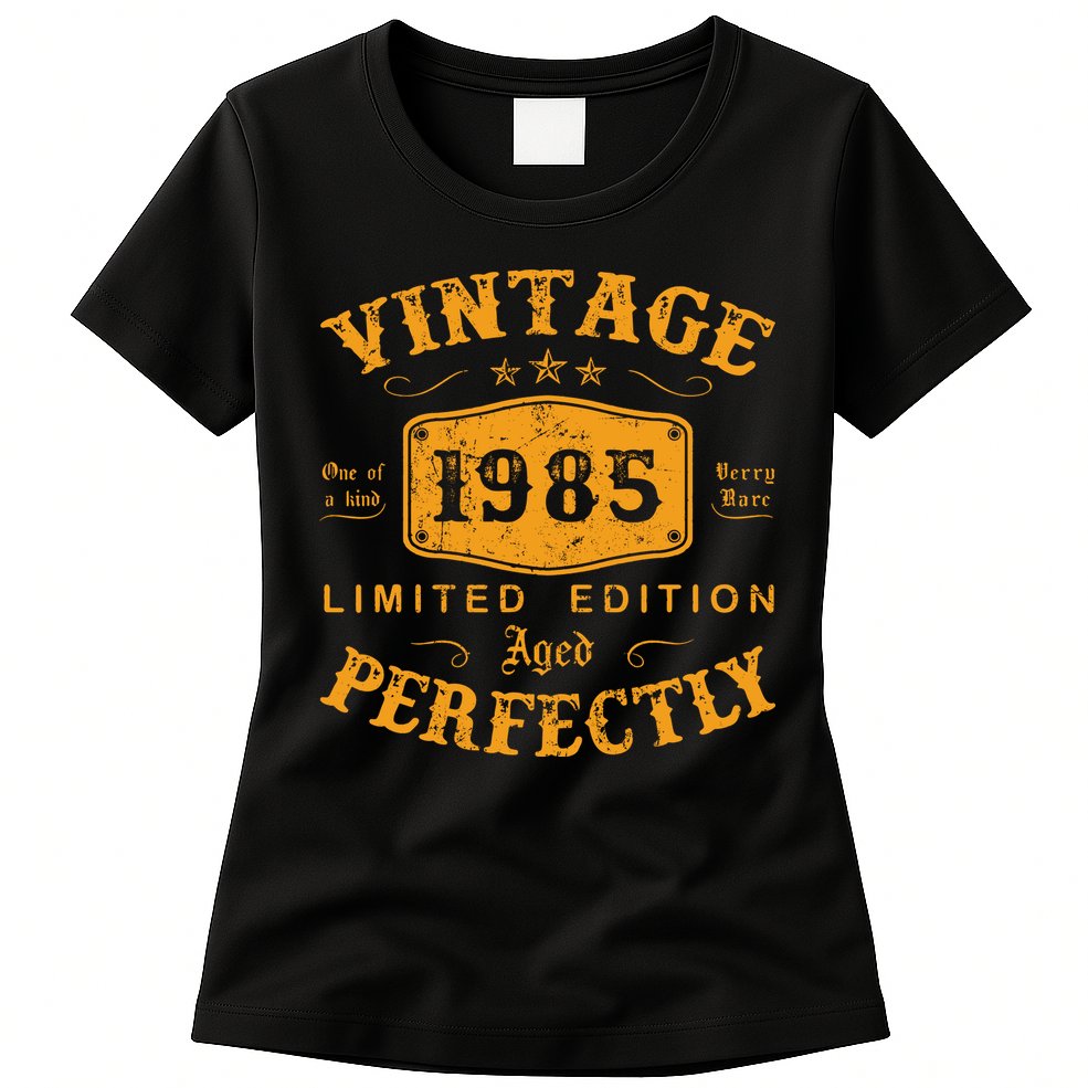 Vintage 1985 37 Birthday Gifts 37th Birthday Gifts Womens T-Shirt