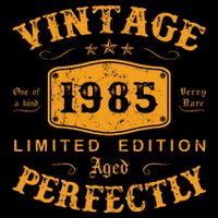 Vintage 1985 37 Birthday Gifts 37th Birthday Gifts Womens T-Shirt