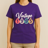 Vintage 1995 30th Birthday Retro Teardrop Design T-Shirt